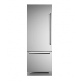 BERTAZZONI REF755BBLXTT/24MAS Εντοιχιζόμενος Ψυγειοκαταψύκτης LUXURY SLOT-IN 75cm Inox